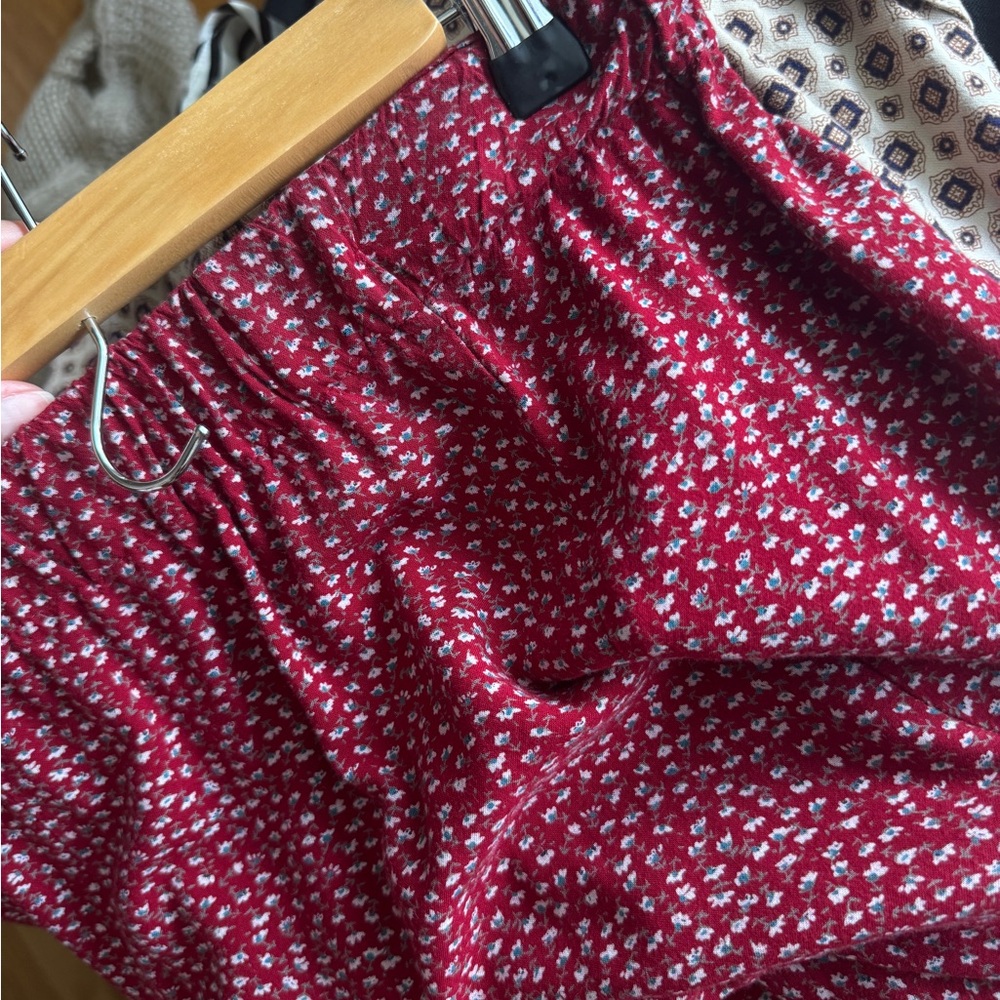 John Galt long floral skirt